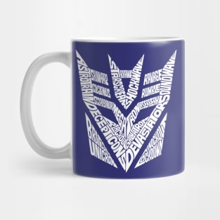 Decepticons white Mug